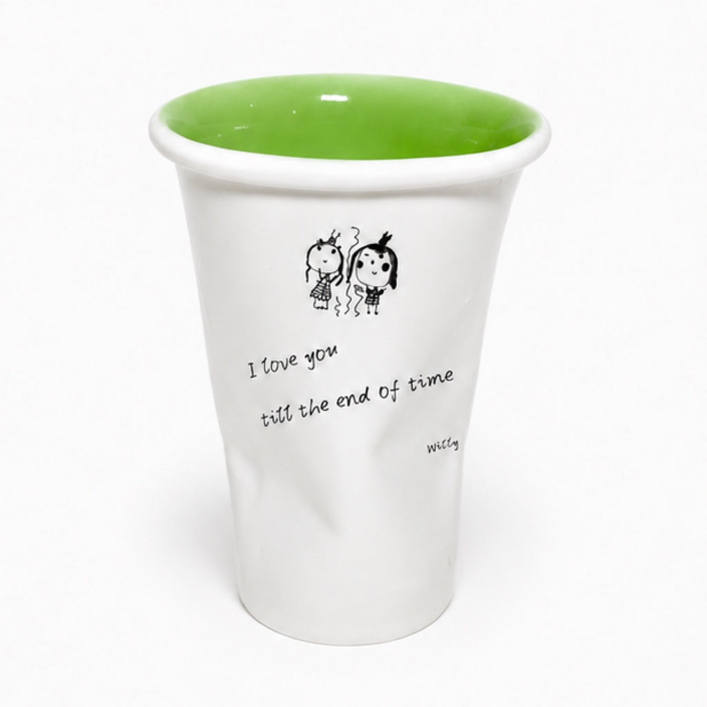 Custom Handwritten Letter Ceramic Mug – Personalized Handwriting & Artwork