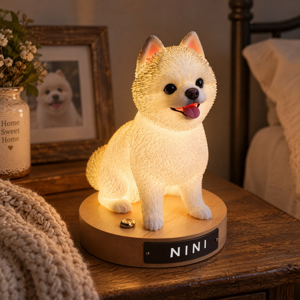 Custom 3D Pet Lamp From Photo
