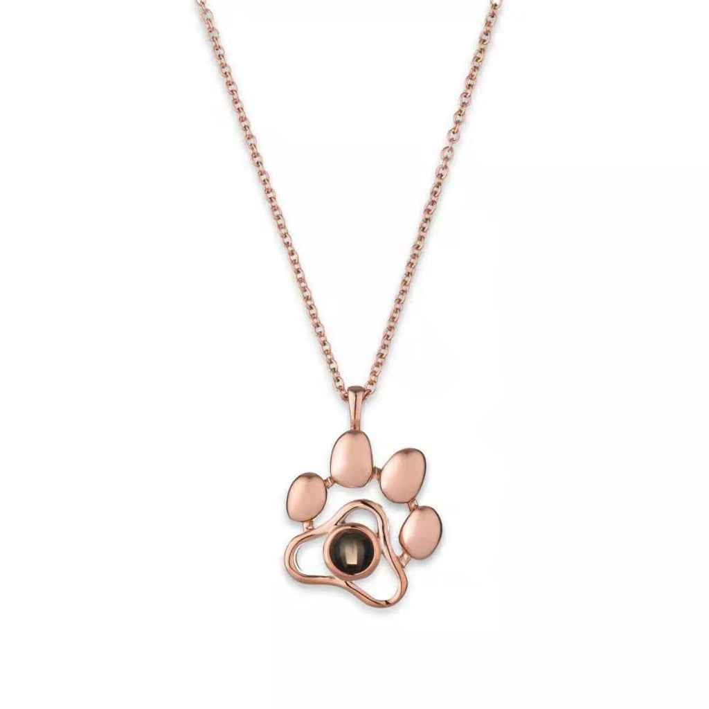Pet Charm with Projection Photo Necklace
